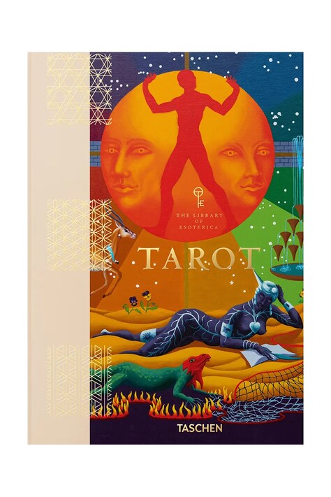 Taschen książka Tarot. The Library of Esoterica by Jessica Hundley, English kolor multicolor