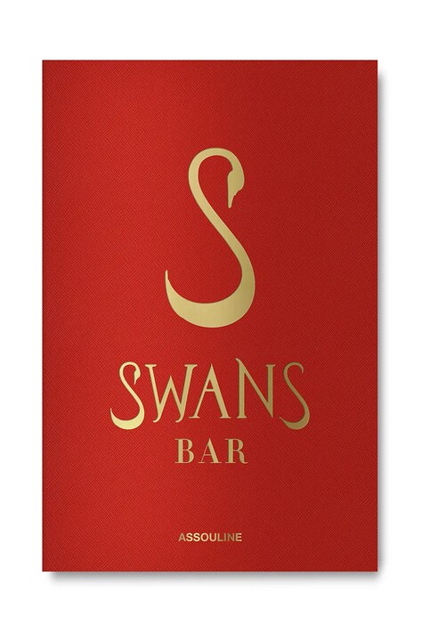 Assouline carte Swans Bar By Assouline, English culoarea rosu