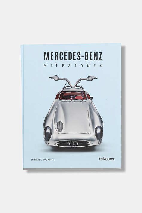 home & lifestyle książka Mercedes-Benz Milestones by Köckritz Michael, English kolor niebieski