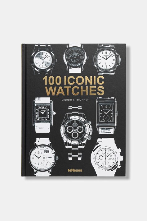home & lifestyle książka 100 Iconic Watches by Brunner Gisbert L., English kolor czarny