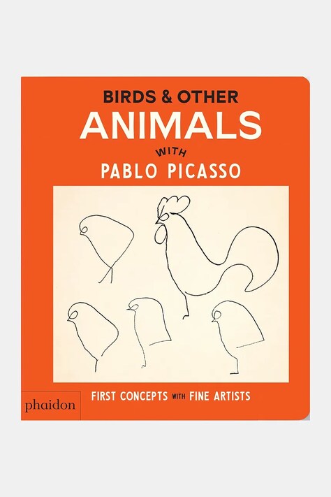 home & lifestyle książka Birds & Other Animals with Pablo Picasso kolor pomarańczowy