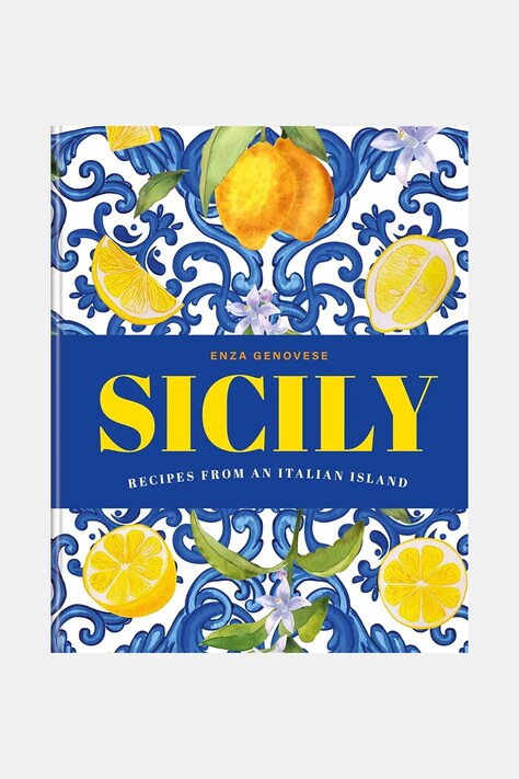 Taschen książka Sicily by Enza Genovese, English kolor niebieski