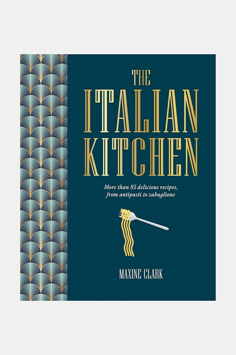 home & lifestyle książka The Italian Kitchen by Maxine Clark, English kolor niebieski