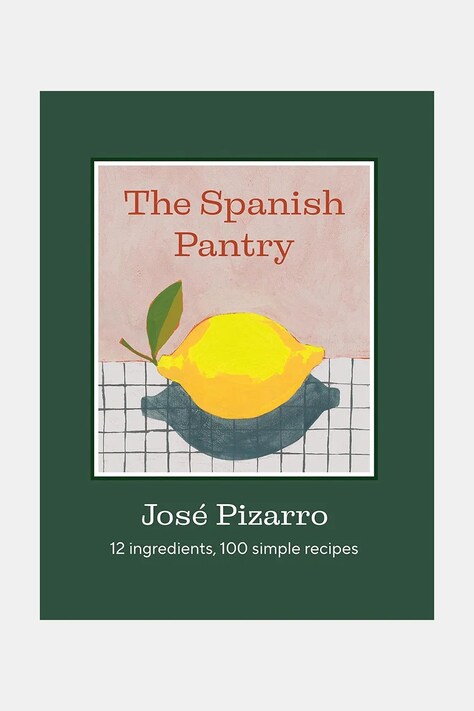 książka Spanish Pantry by Jose Pizarro, English kolor zielony