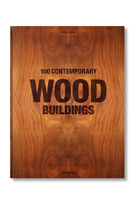 Taschen książka 100 Contemporary Wood Buildings by Philip Jodidio, English kolor brązowy