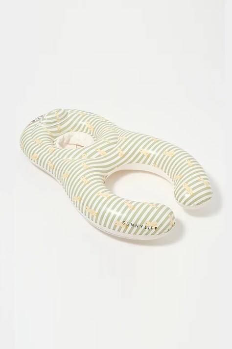 Detská nafukovacia sedačka SunnyLife Float Together Baby Seat EU zelená farba