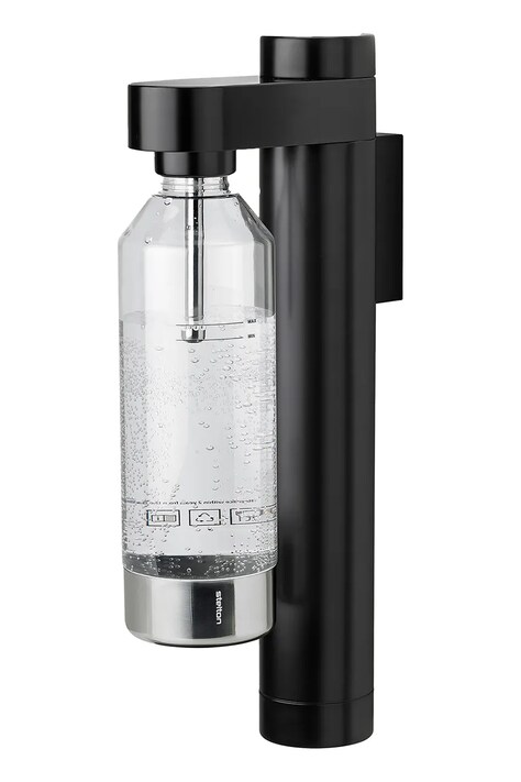 Stelton aparat de apă carbogazoasă cu montaj pe perete Bros culoarea negru