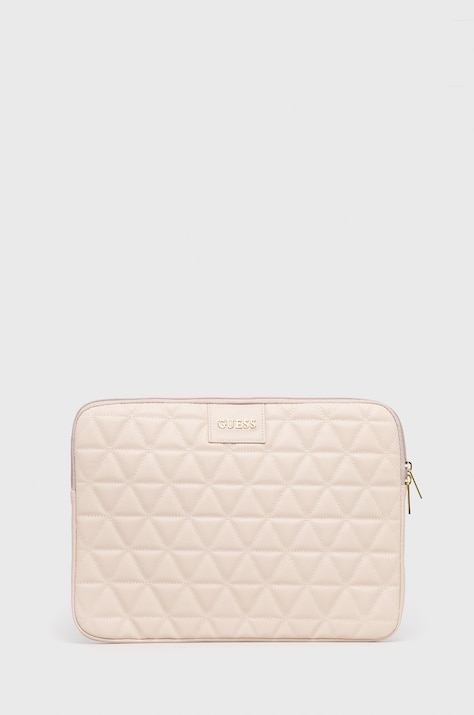 Μανίκι φορητού υπολογιστή Guess χρώμα: ροζ