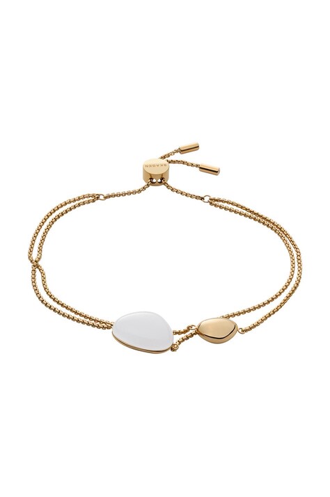 Βραχιόλι Skagen γυναικεία, χρώμα: χρυσαφί