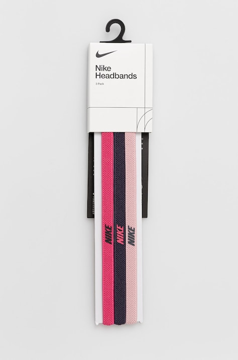 Čelenky Nike (3-pack) fialová barva