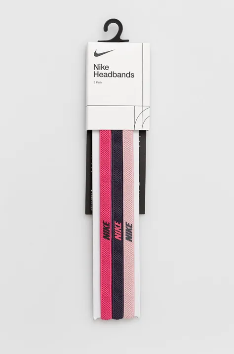Čelenky Nike (3-pak) fialová farba
