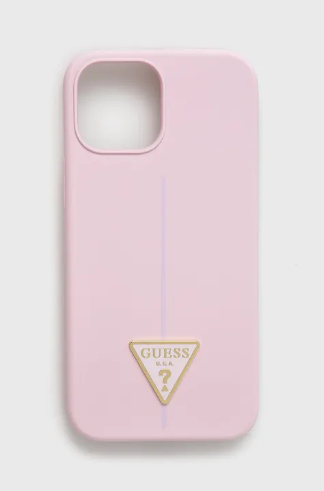 Guess Husă pentru telefon iPhone 13 Mini 5,4 culoarea roz