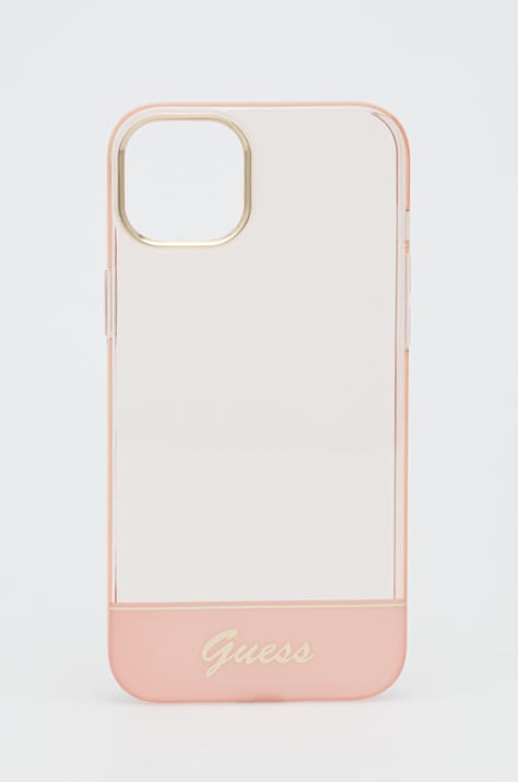 Θήκη κινητού Guess Iphone 14 Plus 6,7" χρώμα: ροζ
