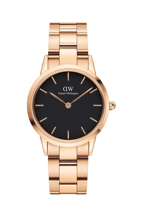 Ρολόι Daniel Wellington Iconic Link χρώμα: ροζ