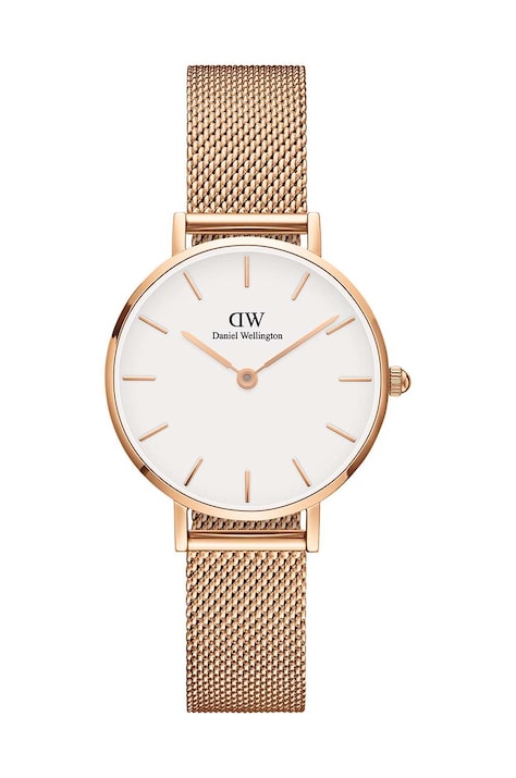 Ρολόι Daniel Wellington Petite 28 Melrose χρώμα: ροζ