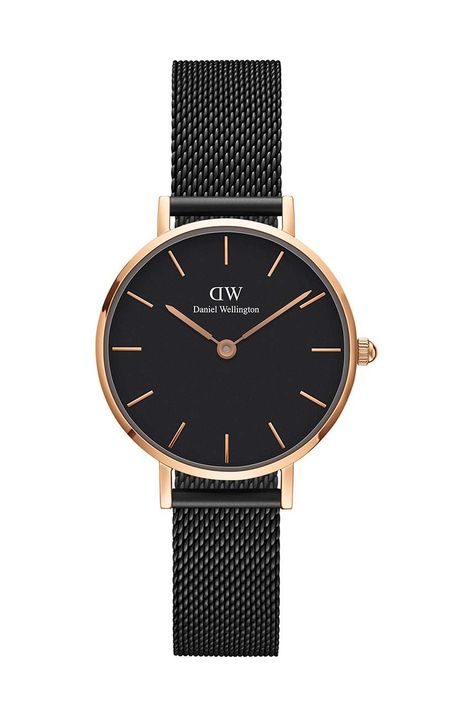 Daniel Wellington zegarek Petite 28 Ashfield damski kolor różowy