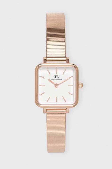Ρολόι Daniel Wellington Quadro Studio χρώμα: ροζ