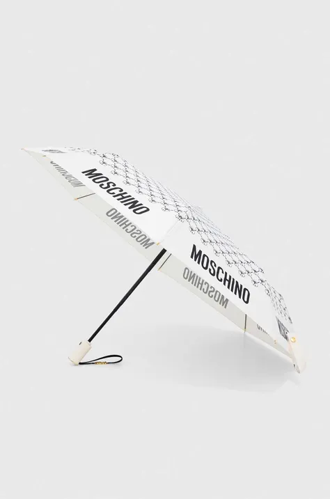 Moschino parasol kolor beżowy 8936 OPENCLOSEA