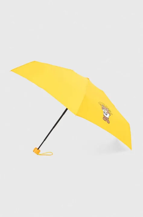 Ομπρέλα Moschino χρώμα: κίτρινο
