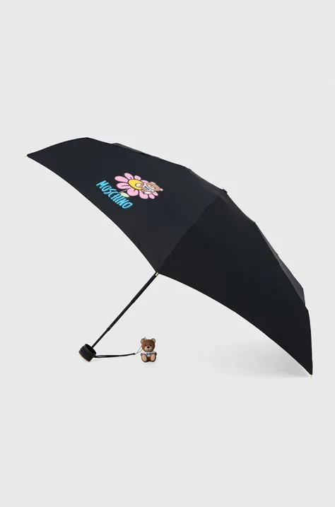 Dětský deštník Moschino černá barva, 8252 SUPERMINIA