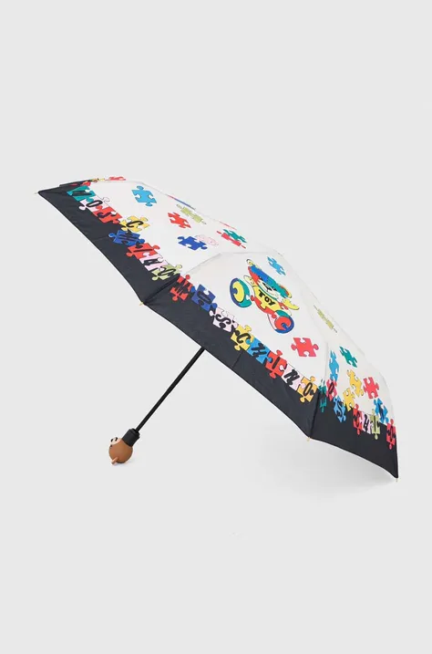 Moschino parasol kolor beżowy