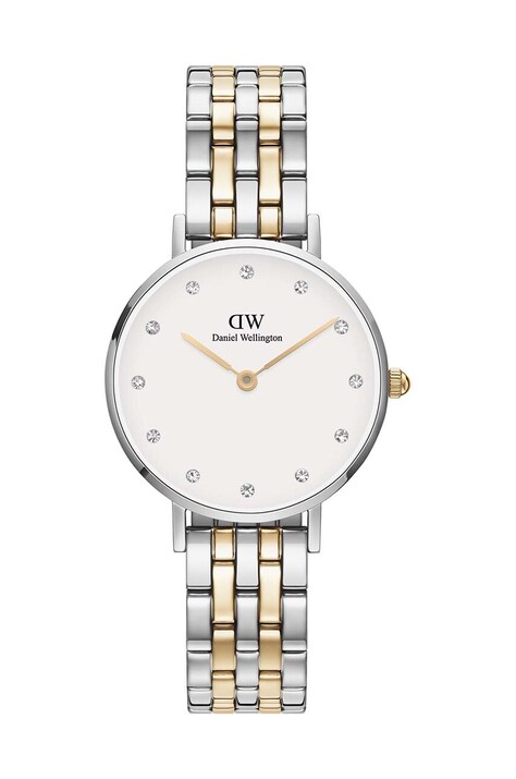Ura Daniel Wellington Petite Lumine 28 5-Link ženska, zlata barva