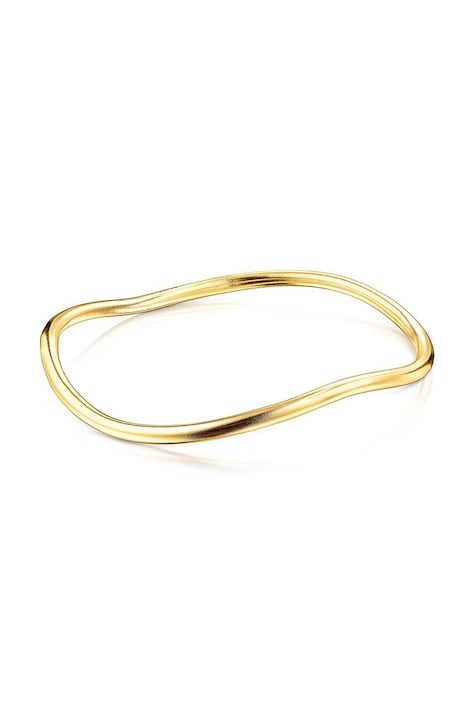 Позлатена сребърна гривна Tous