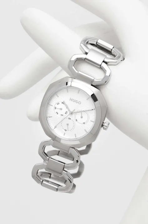 Годинник HUGO жіночий колір срібний