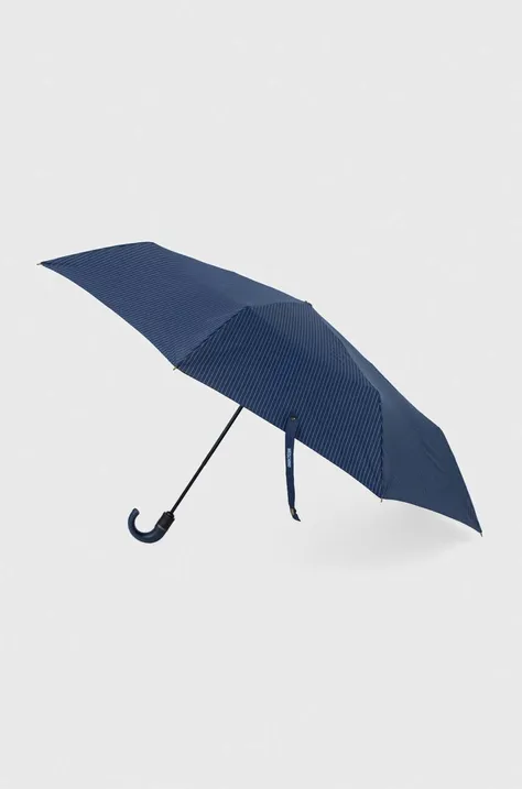 Moschino umbrela culoarea albastru marin