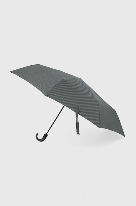 Moschino umbrelă culoarea gri, 8509 TOPLESSA