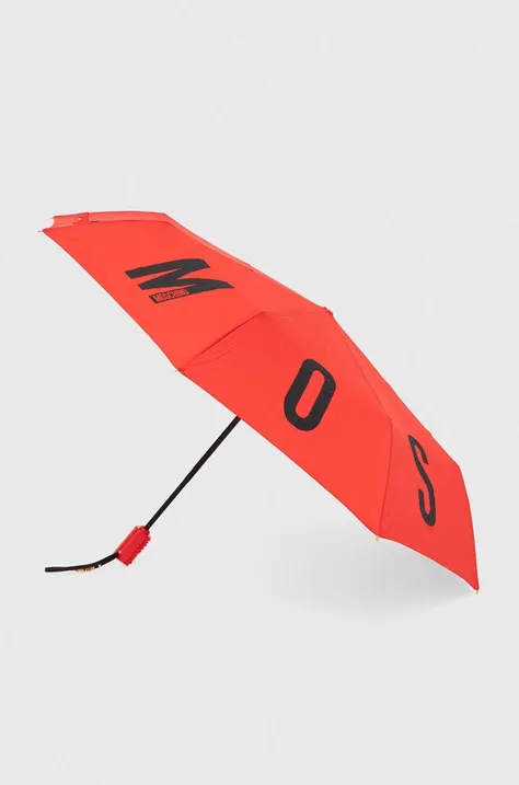 Moschino parasol kolor czerwony