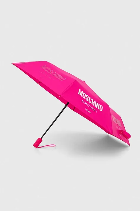 Ομπρέλα Moschino χρώμα: ροζ