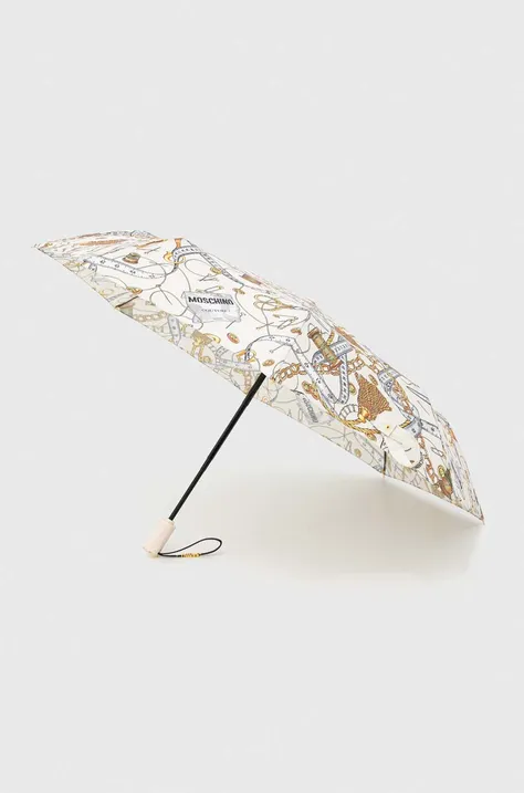Ομπρέλα Moschino χρώμα: μπεζ