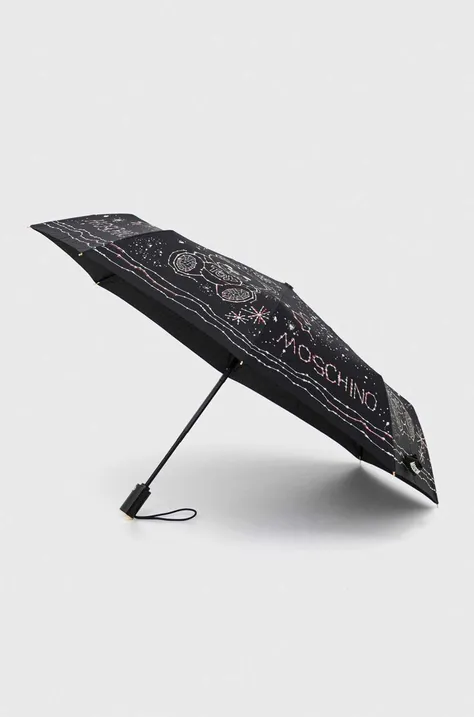 Dáždnik Moschino čierna farba