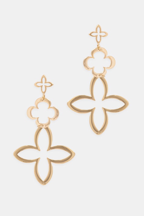 Lilou náušnice dámske hnedé bez kameňa Lilia K/M/AZUR