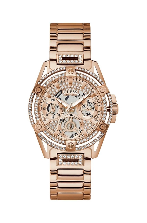 Guess zegarek GW0464L3 damski kolor różowy