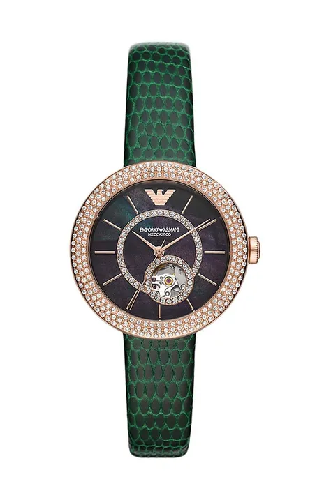 Часы Emporio Armani женский цвет зелёный