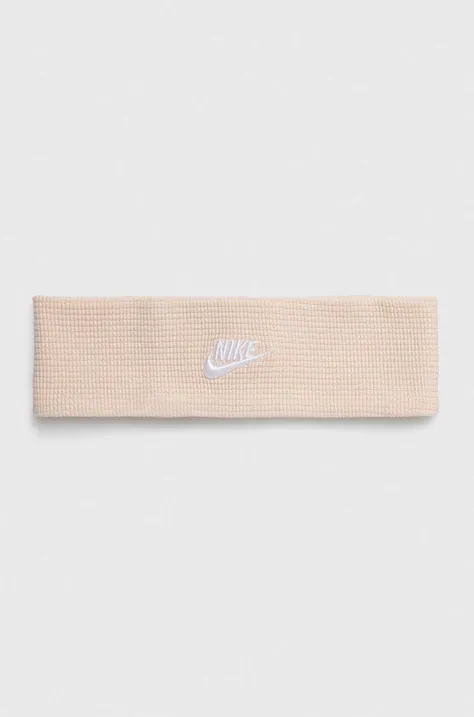 Nike bentita pentru cap Waffle culoarea bej