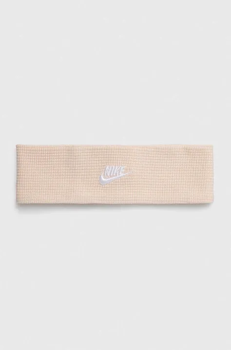 Nike fascia per capelli Waffle colore beige