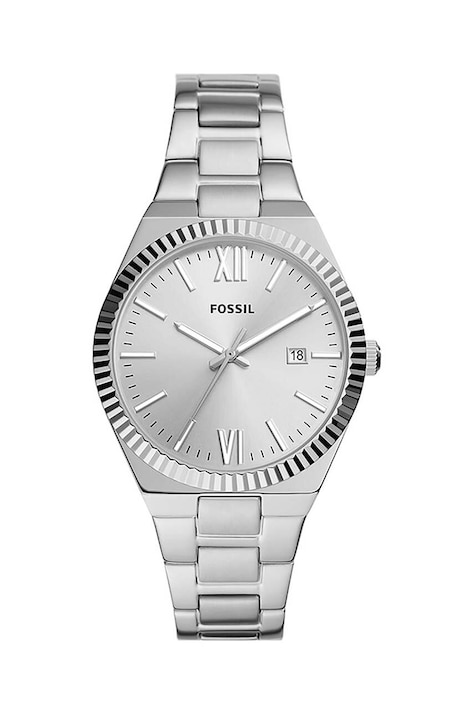 Fossil zegarek damski kolor srebrny