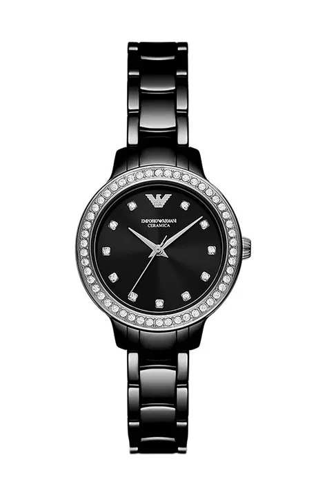 Часы Emporio Armani женский цвет чёрный