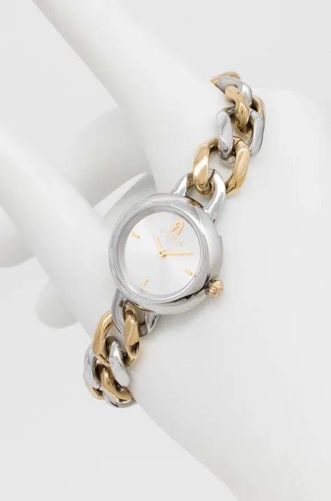 Furla zegarek WW00019010L4 damski kolor srebrny
