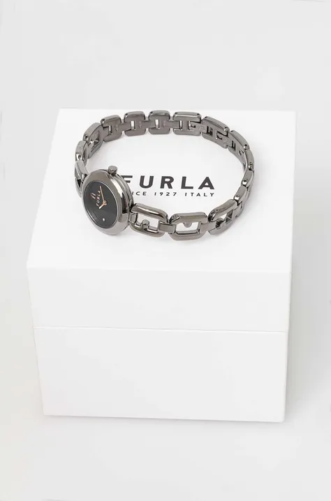 Ρολόι Furla WW00015011L7 χρώμα: ασημί