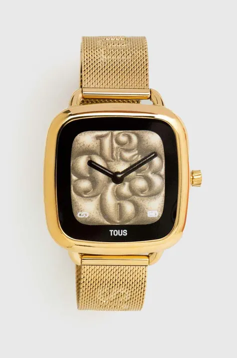 Εξυπνο ρολόι Tous γυναικεία, χρώμα: χρυσαφί