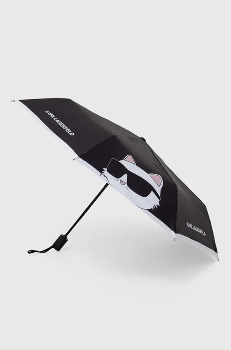 Karl Lagerfeld parasol kolor czarny