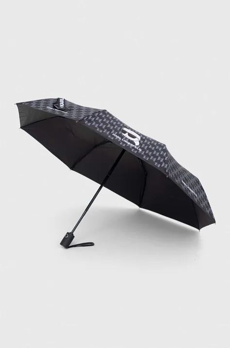 Ομπρέλα Karl Lagerfeld χρώμα: μαύρο