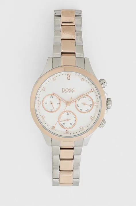 Годинник BOSS 1502564 жіночий колір срібний
