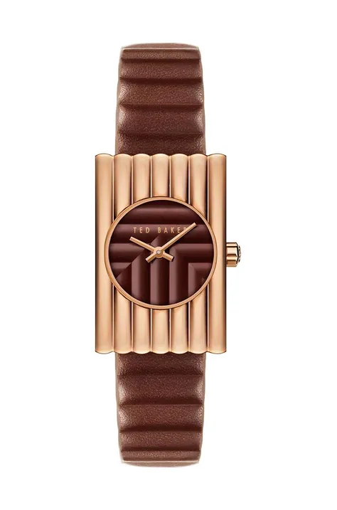 Ted Baker zegarek damski kolor brązowy