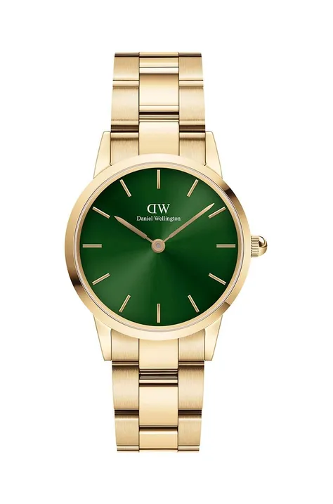 Часы Daniel Wellington Iconic Link Emerald женские цвет золотой