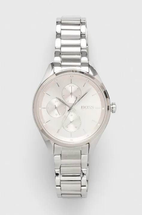 Годинник BOSS 1502604 жіночий колір срібний